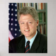Bill Clinton Affiche