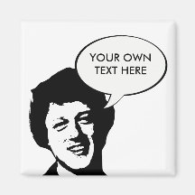 Bill Clinton rétro Aimant Pour Réfrigérateur