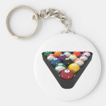 Billards/boules de piscine étirées : porte-clé