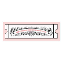 Billet de site Web de mariage Carte De Visite