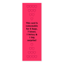 Billets de Valentine pour les étreintes et les bai Modèles De Cartes De Visite