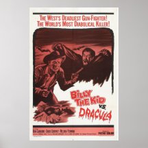Billy l'enfant contre, rétro affiche de film de Dr