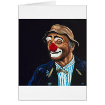 Billy supérieur le clown carte de vœux