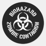 Biohazard : Autocollant de contagion de zombi