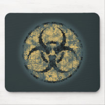 Biohazard - cercle - dist tapis de souris