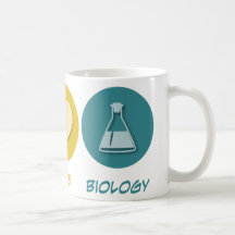 Biologie d'amour de paix tasses à café