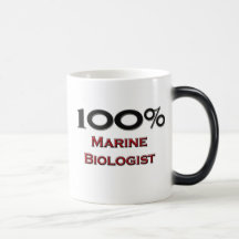 Biologiste de marine de 100 pour cent tasses