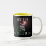 Biotechnologie. L'épissure de la vie. (carré noir) Tasse