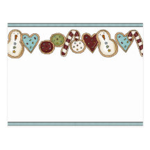 Biscuit de Noël Carte Postale