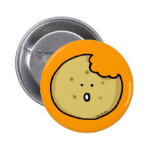 Biscuit de thé pin's avec agrafe
