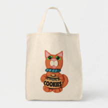 Biscuit et amoureux des chats mignons sacs en toile