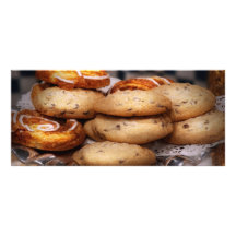 - Biscuits - biscuits doux et danois Double Carte En Couleur