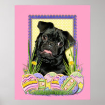 Biscuits d'oeuf de pâques - carlin - Ruffy Poster