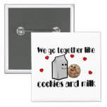 Biscuits et amour de lait pin's
