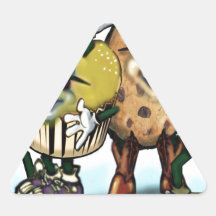 Biscuits et petits gâteaux stickers en triangle