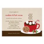 Biscuits et vacances de cacao/invitation de fête d