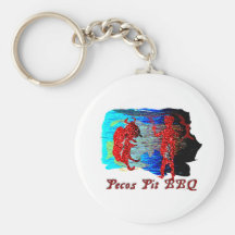 Bison de BBQ Porte-clefs