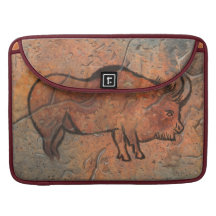 bison préhistorique poches pour macbook pro
