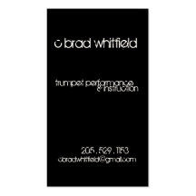 bizcard #1 de cbrad carte de visite
