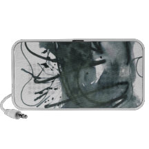 Black Watercolor Ink Mp3 Speaker