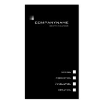 Black&white élégant et minimalistic II de carte de