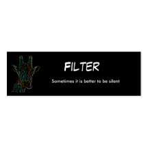blackgiraffe, filtre, parfois il est meilleur… carte de visite