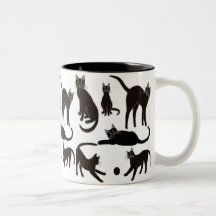 Blackie la tasse de chat noir