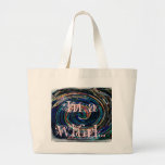 Blackswirl abstrait, dans un mouvement giratoire… sacs en toile
