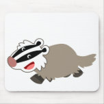 Blaireau mignon Mousepad de bande dessinée tapis de souris