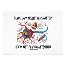 Blâmez mes neurotransmetteurs sinon prêtant l'atte faire-part personnalisé