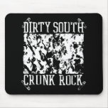 Blanc "Crunk de roche du sud sale" de Lil Jon Tapis De Souris