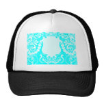 Blanc cyan de plaque les cadeaux de Zazzle de MUSÉ Casquettes