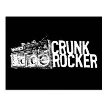 Blanc de Boombox de balancier de Lil Jon "Crunk " cartes postales