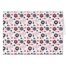 Blanc de cartes de note de variété de bouquet flor