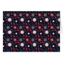 Blanc de cartes de note de variété de bouquet flor