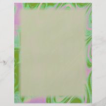 Blanc de rose et de vert prospectus personnalisés