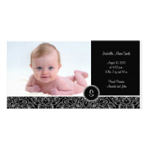 blanc élégant de 4 x 8 cartes photos (b) photocarte customisée
