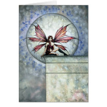 Blanc féerique de ~ de carte de lune gothique