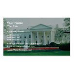 Blanc la Maison Blanche, Washington, C.C, Etats-Un Cartes De Visite Professionnelles