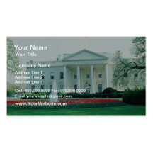 Blanc la Maison Blanche, Washington, C.C, Etats-Un Cartes De Visite Professionnelles