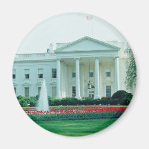 Blanc la Maison Blanche, Washington, C.C, Etats-Un Aimants