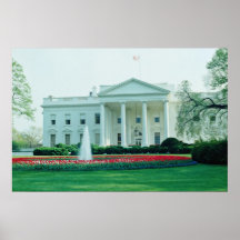Blanc la Maison Blanche, Washington, C.C, Etats-Un Posters