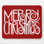 Blanc Mousepad de Joyeux Noël Tapis De Souris