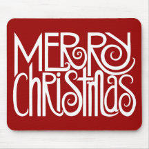 Blanc Mousepad de Joyeux Noël Tapis De Souris