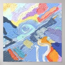 Blau guitare posters