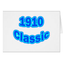 Bleu 1910 classique carte