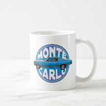 bleu 1970 chevy de Monte Carlo Mugs