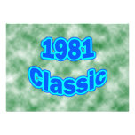 Bleu 1981 classique bristol