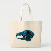 Bleu anatomique de crâne de lapin sac