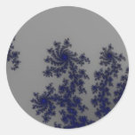 bleu autocollants ronds
